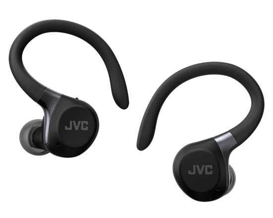 JVC, HA-EC75T-BU, juodos sp. dinamines ausines   